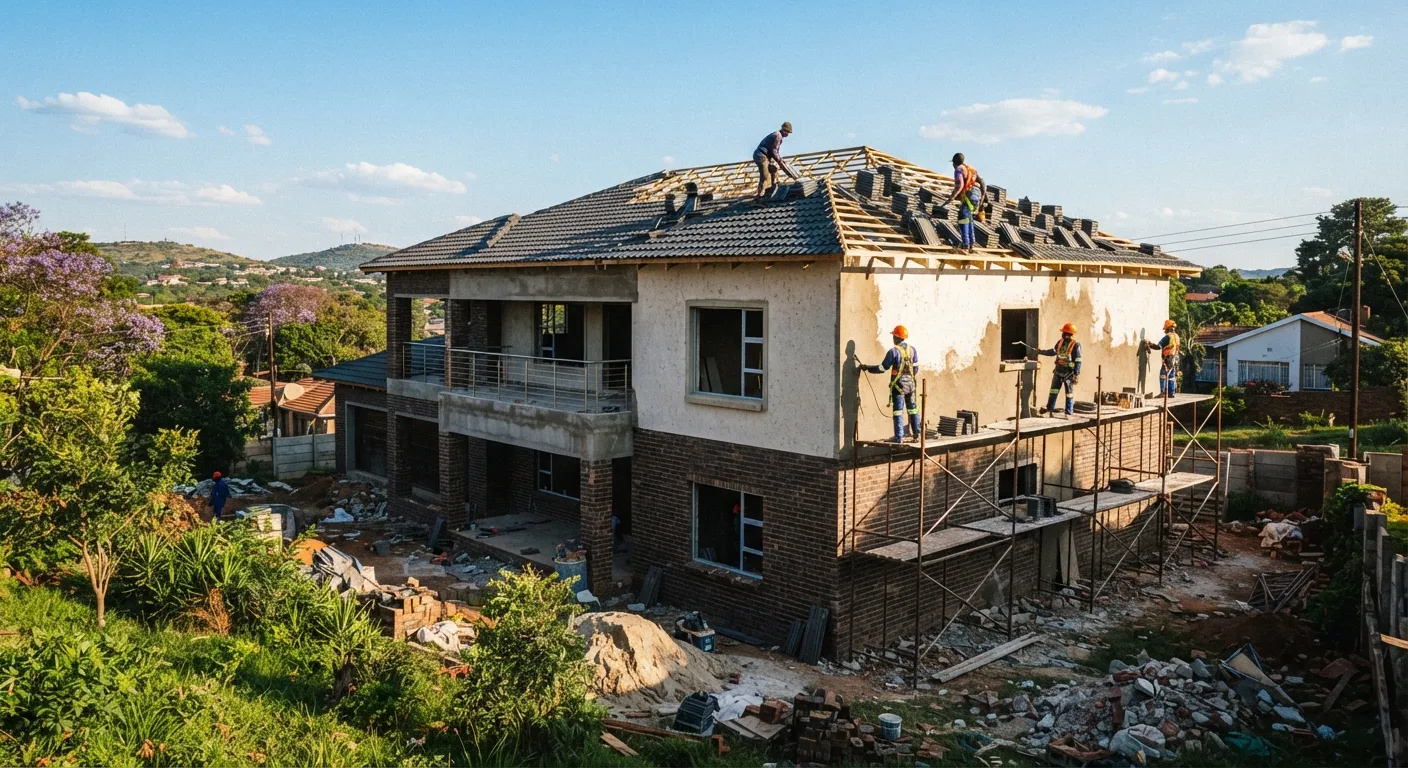 Newly completed family home built by Construction Company