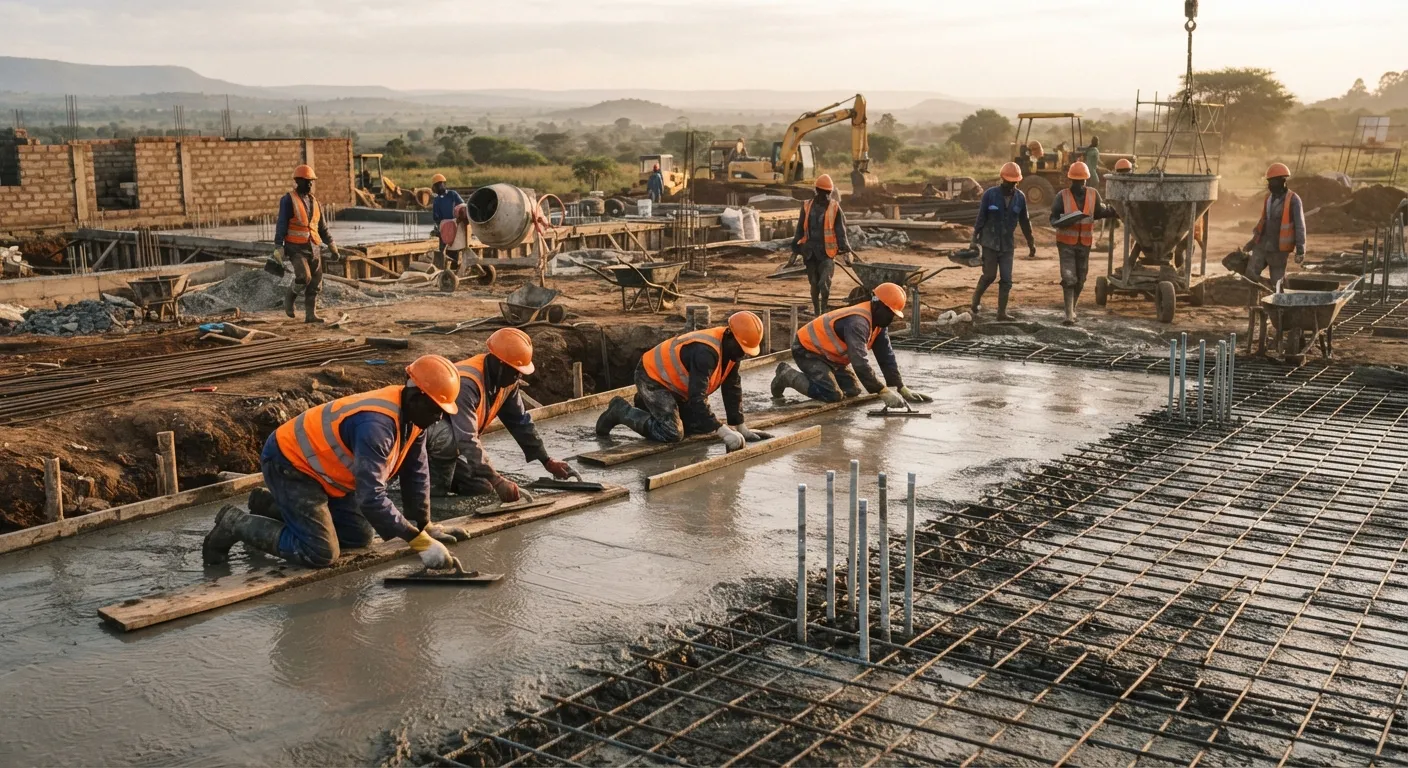 Msasa Industrial Warehouse — foundations